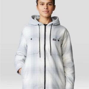 Mountain Hardwear Light Gray Fleece shacket